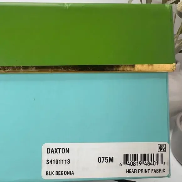 Kate Spade Daxton Heart Kitten Heel Slingback Black/Red Women 7.5M NWB Valentine - Picture 11 of 11